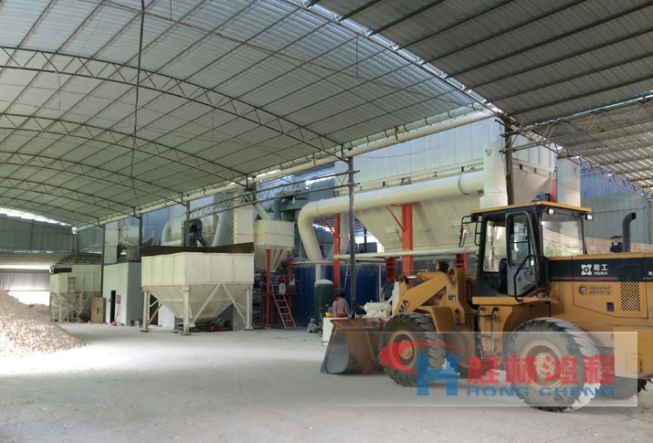 湖南年產6萬噸重鈣微粉超細環輥磨粉機項目