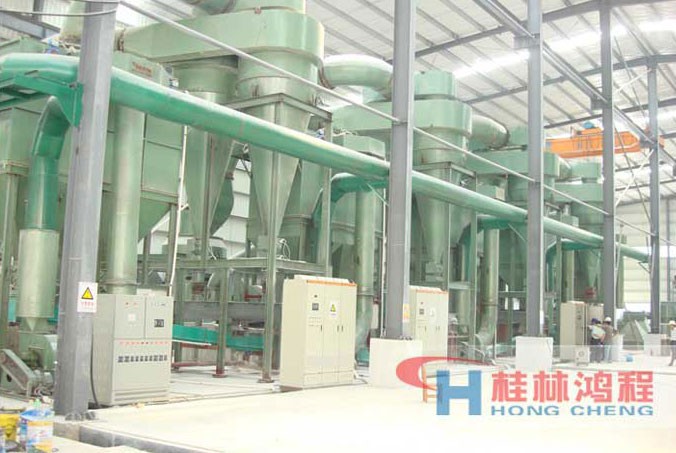 云浮某化工集團100萬噸電廠脫硫雷蒙磨粉...