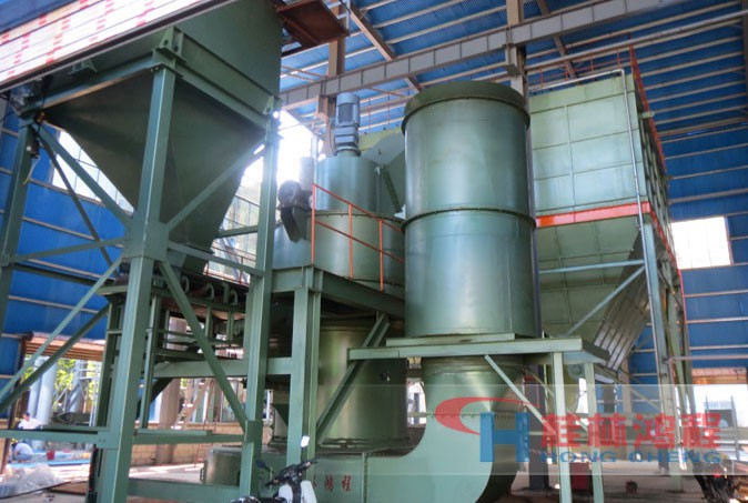 某大型玻璃廠石油焦雷蒙磨制粉項目(上市企...