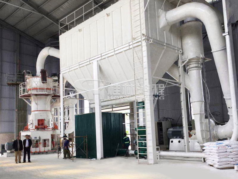 石灰石生產(chǎn)線，石灰石磨粉機(jī)，立式磨粉機(jī)，立磨，磨粉機(jī)，磨粉設(shè)備，桂林鴻程