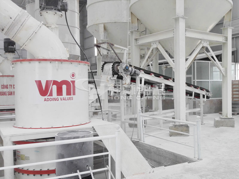 東南亞某碳酸鈣超細環(huán)輥磨磨粉生產(chǎn)線