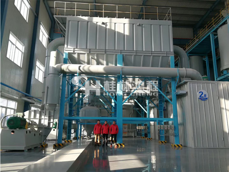 石灰石礦廠,5臺超細磨粉機,磨粉生產線,環輥磨