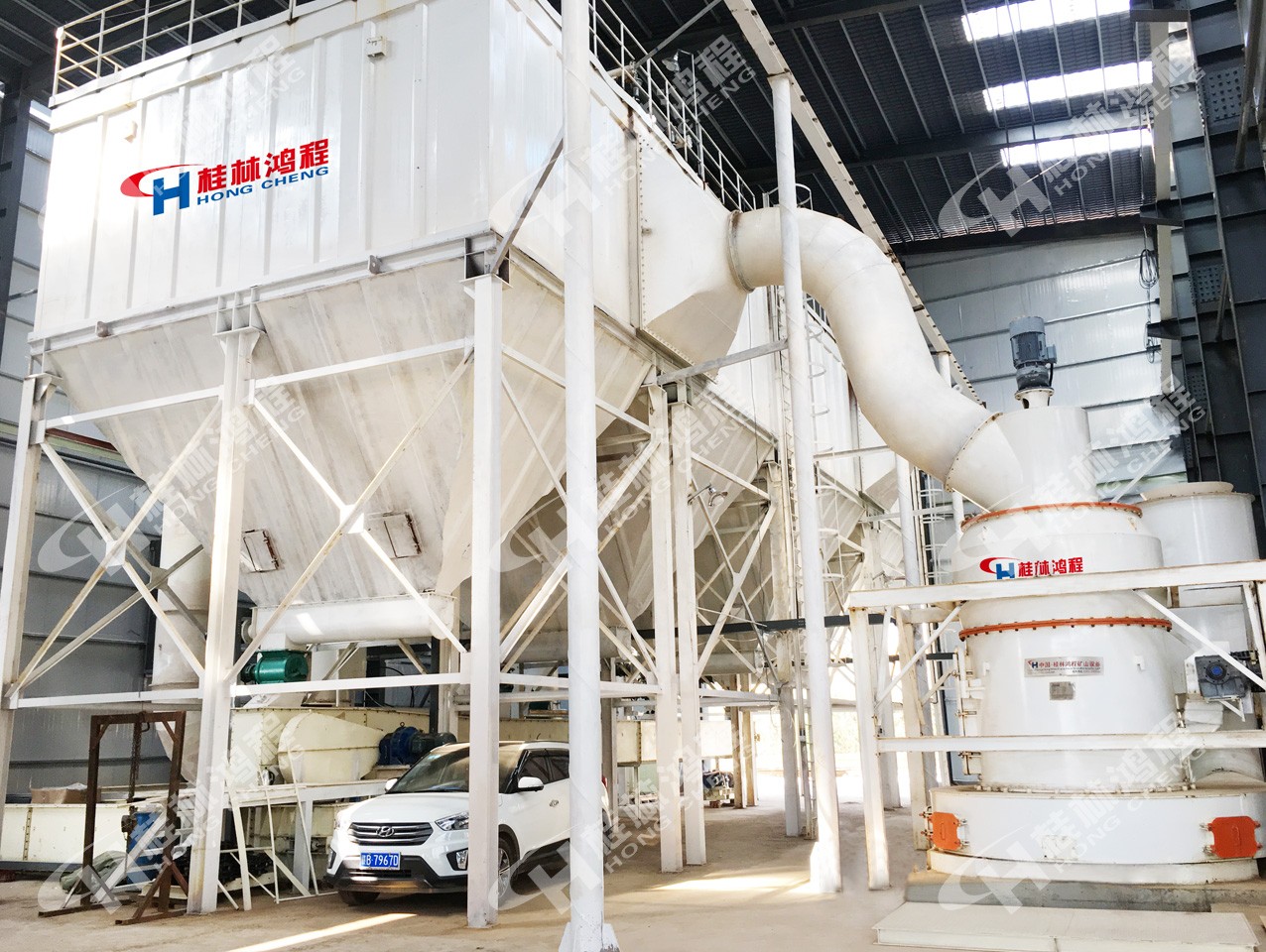 重晶石磨粉機(jī)價(jià)格,重晶石磨粉機(jī),重晶石粉加工,HC縱擺式磨粉機(jī)