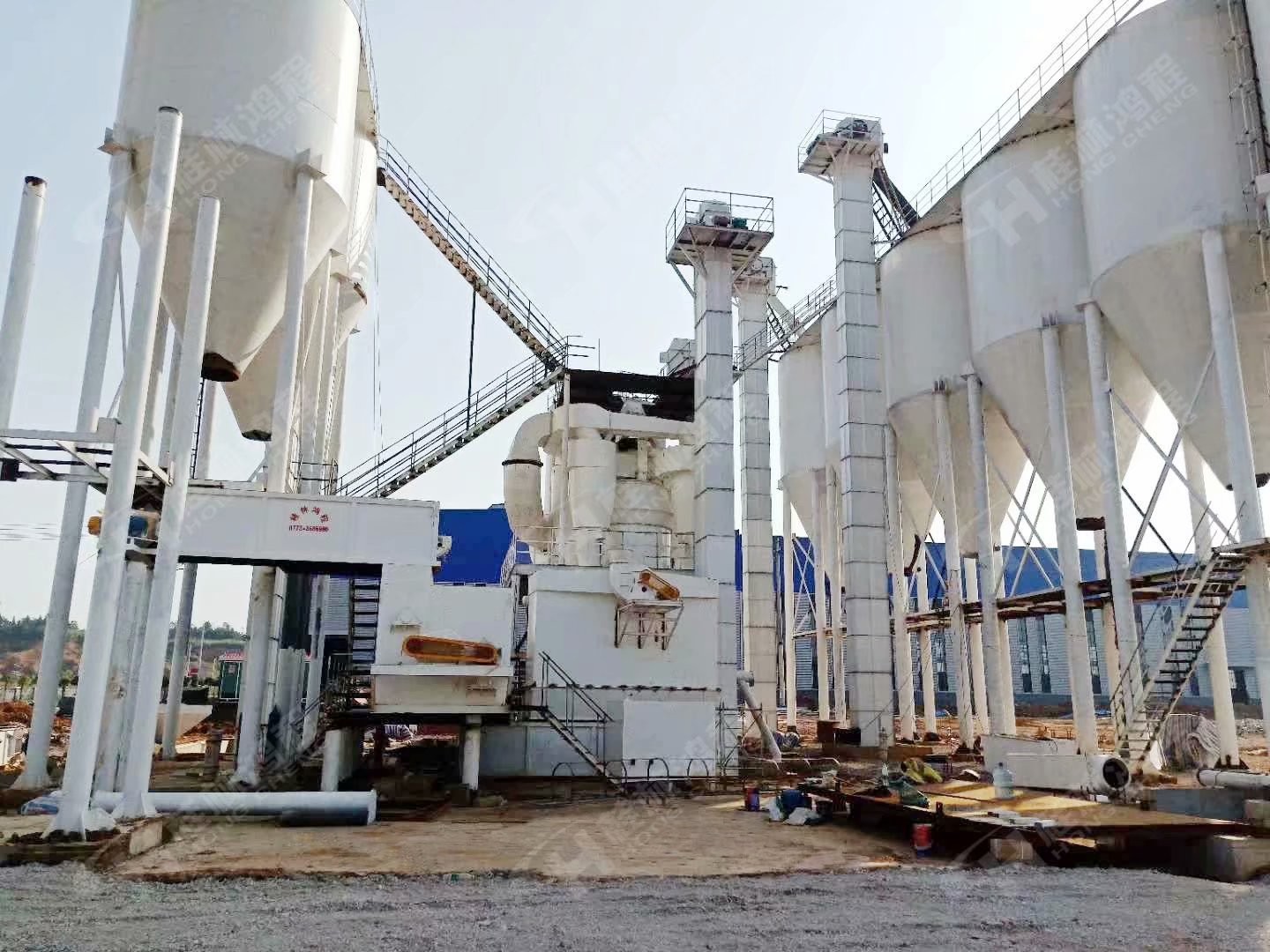 鴻程灰鈣粉氫氧化鈣生產線案例-2