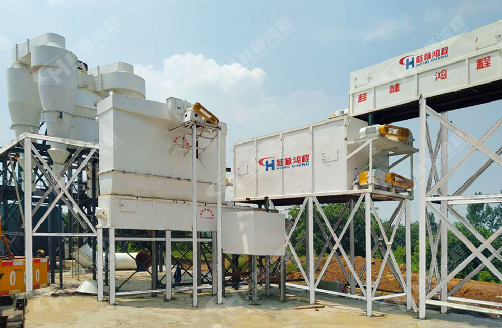 桂林鴻程氫氧化鈣生產(chǎn)線案例現(xiàn)場(chǎng)